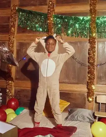 Zippy Pijama-macacão em peluche para criança 'rena', bege promoção