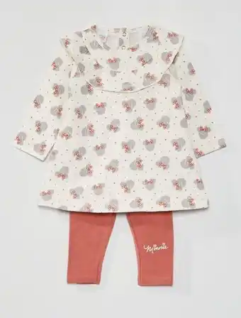 Kiabi Conjunto vestido e leggings 'minnie' promoção