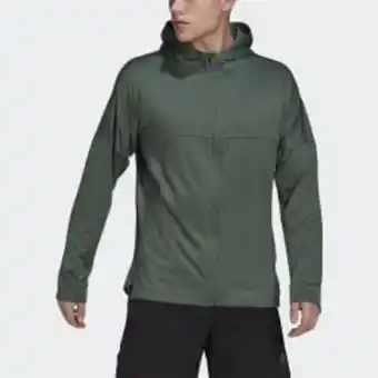 Adidas Casaco quente com capuz para treino promoção