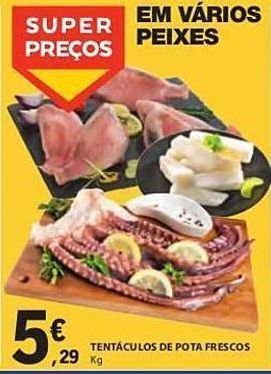E.Leclerc Tentáculos de lula promoção