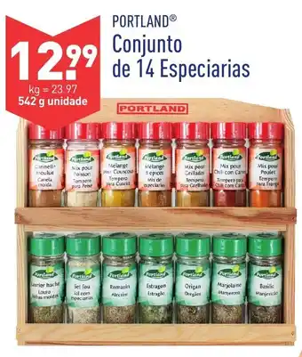 ALDI Portland Conjunto de 14 Especiarias 542g promoção