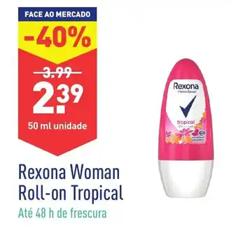 ALDI Rexona Woman Roll-on Tropical 50ml promoção