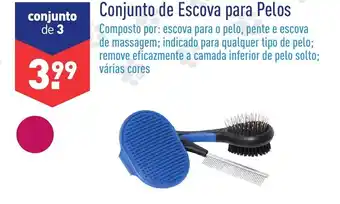 ALDI Conjunto de Escova para Pelos promoção