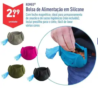 ALDI Romeo Bolsa de Alimentação em Silicone promoção