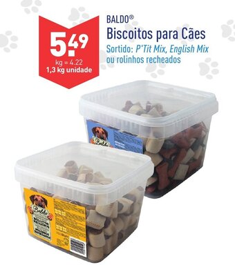 ALDI Baldo Biscoitos para Cães 1,3kg promoção