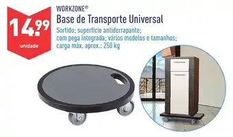 ALDI Workzone Base de Transporte Universal 250kg promoção