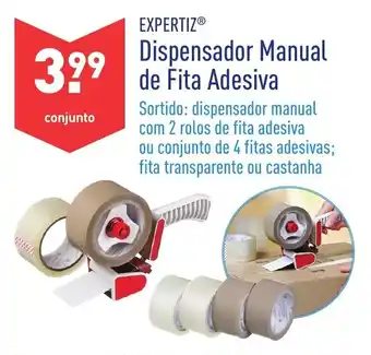 ALDI Expertiz Dispensador Manual de Fita Adesiva promoção