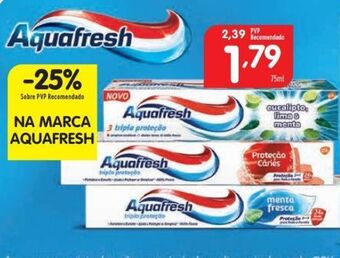 Minipreço Pasta de dentes aquafresh promoção