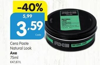 Minipreço Cera fixadora axe promoção