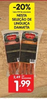 Minipreço Linguiça damatta promoção