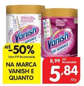 Minipreço Tira manchas vanish promoção