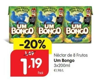 Minipreço Néctar um bongo promoção