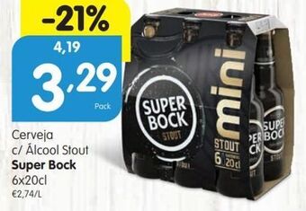 Minipreço Cerveja super bock promoção