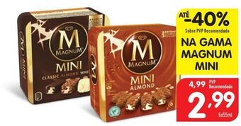 Minipreço Gelados magnum promoção