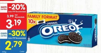 Minipreço Bolacha recheada oreo promoção