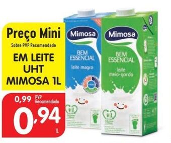Minipreço Leite mimosa promoção