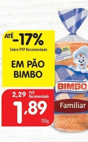 Minipreço Pão de forma bimbo promoção