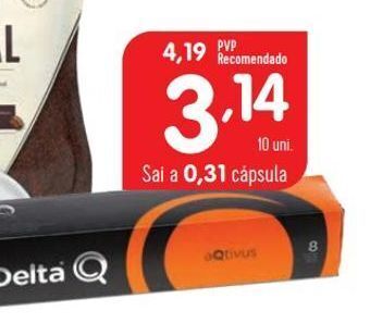 Minipreço Cápsulas de café delta q promoção