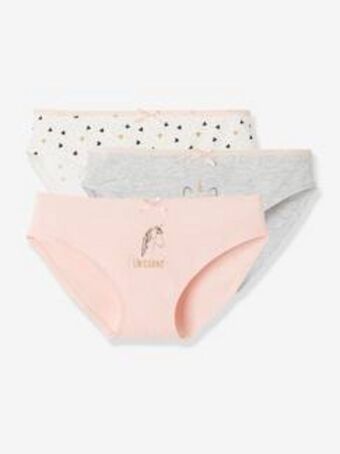 Vertbaudet Lote de 4 shorties, para menina - rosa claro... promoção