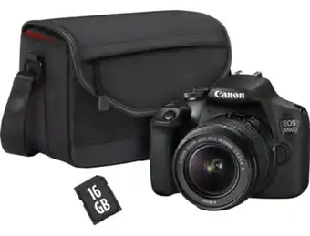 Worten Kit máquina fotográfica canon eos 2000d + 18-55 mm f/3.5-5.6 dc (aps-c) promoção