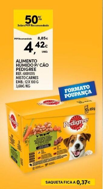 Continente Bom dia Ração para cães pedigree promoção