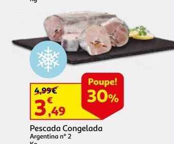 Auchan Pescada congelada argentina nº2 kg promoção