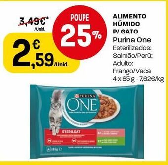 Intermarché Ração para gatos purinaone promoção