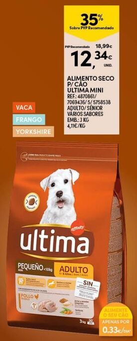 Continente Bom dia Ração para cães ultima promoção