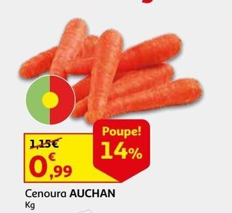 Cenoura auchan kg