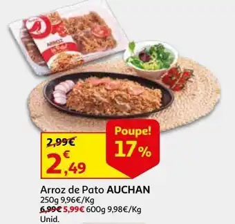 Auchan Arroz de pato auchan promoção