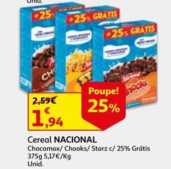 Auchan Cereais criança nacional promoção