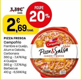 Intermarché Pizza campofrio promoção