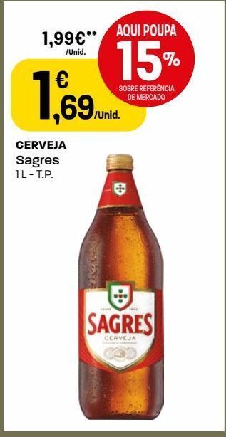Intermarché Cerveja sagres promoção