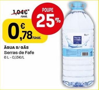 Intermarché Água promoção