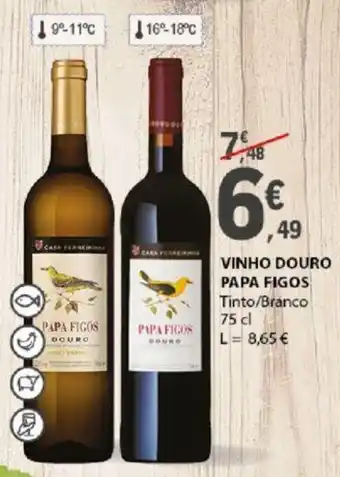 E.Leclerc Vinho Douro Papa Figos 75cl promoção