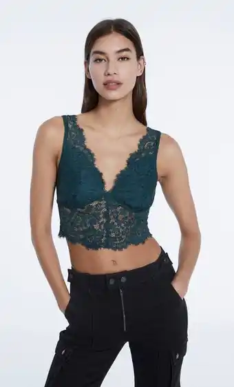 Tipo estilo lingerie com costas em lace-up