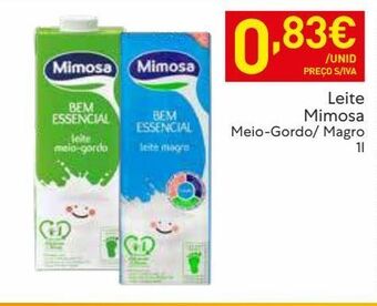 Recheio Leite mimosa promoção