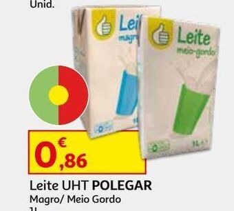 Auchan Leite uht polegar promoção