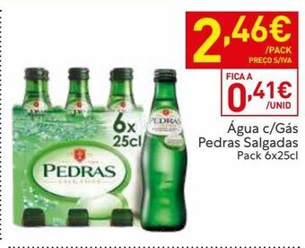 Recheio Água com gás pedras salgadas promoção