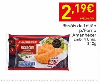 Rissóis amanhecer