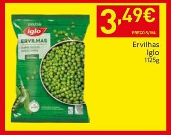 Recheio Ervilhas congeladas iglo promoção