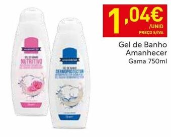 Gel de banho amanhecer
