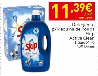 Recheio Detergente skip promoção