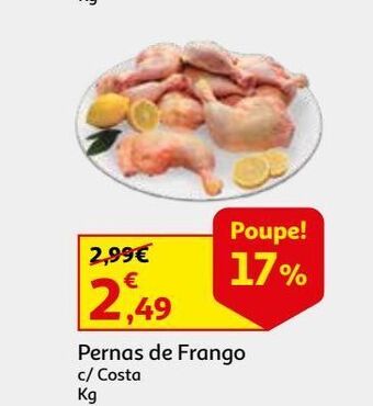 Auchan Perna de frango promoção