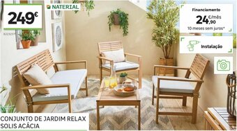 Conjunto De Jardim Relax Solis Acácia