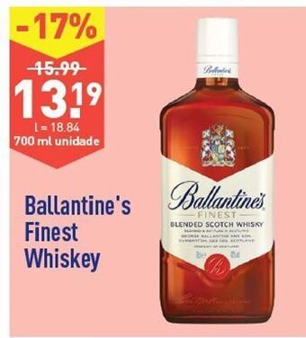 ALDI Uísque ballantine's promoção