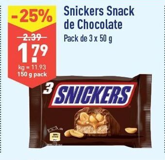 ALDI Chocolates snickers promoção
