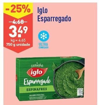 ALDI Espargos iglo promoção
