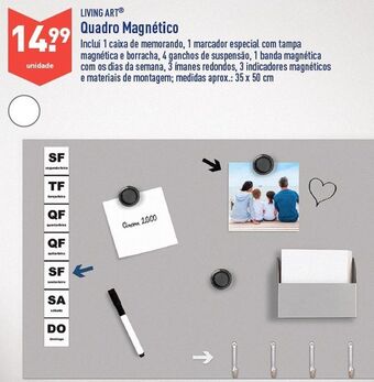 ALDI Quadro magnético promoção