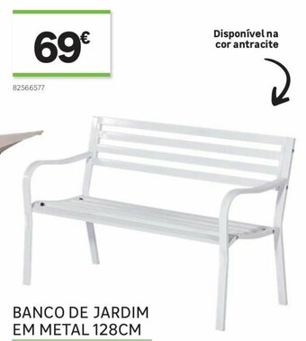 Leroy Merlin Banco De Jardim Em Metal 128cm promoção